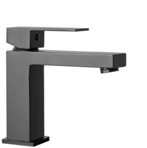 Bateria Umywalkowa Rea Fenix Black Niska