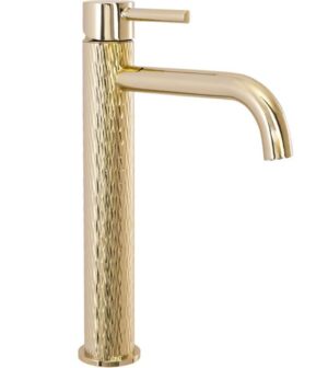 Bateria Umywalkowa Rea Lungo Art L.Gold Wysoka