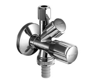 Zawór kombinowany kątowy Comfort 1/2" chrom z BSZ,ASAG
