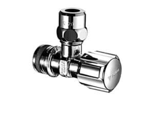 Zawór kątowy regulacyjny Comfort 3/8" chrom,krotki bez ASAG
