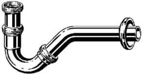 Syfon rurowy bidetu 5/4"x5/4" mosiądz / chromowany