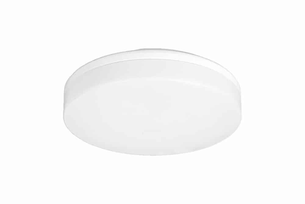 Plafon LED GAMMA 220 800lm IP54 OPAL biała 8W 220mm z czujnikiem RCR
