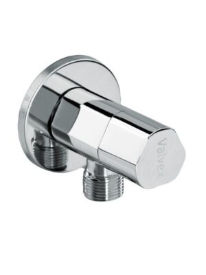 Zawór kątowy z głowicą ceramiczną Trangle chrom 1/2"-1/2"