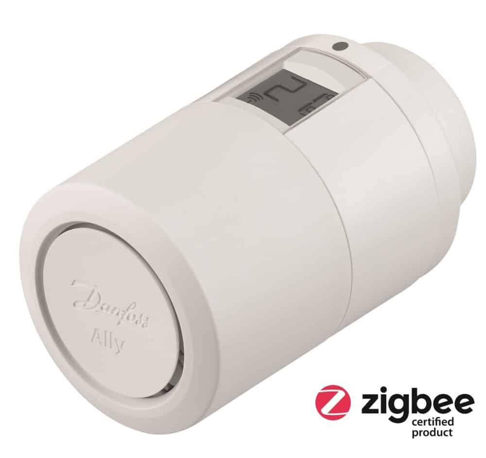 Głowica termostatyczna, Danfoss Ally, 4 adaptery: M30: RA: RAV: RAVL, 2.4 GHz