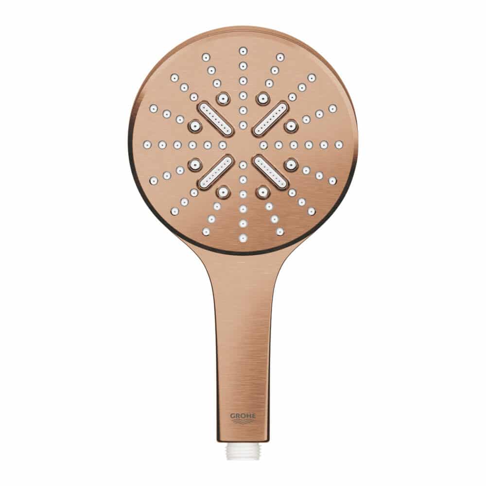 Słuchawka prysznicowa Rainshower SmartActive 130 3 strumienie, brushed warm sunset - obrazek 2