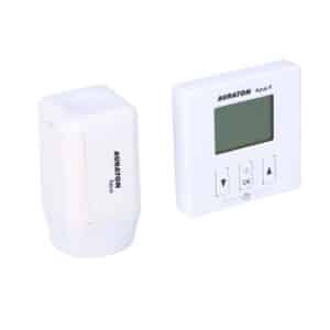 AURATON Apus SET - dobowy, bezprzewodowy regulator temperatury z elektroniczną głowicą grzejnikową (zestaw), (następca modelu 200TRA)