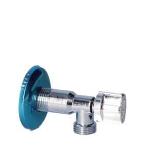 Zawór kątowy Eko chrom 1/2"-1/2"