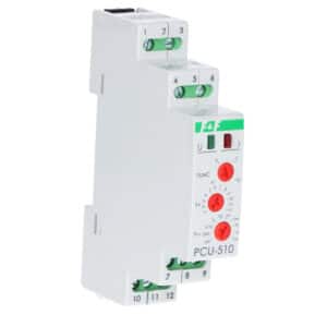 Przekaźnik czasowy PCU-510DUO, napięcie zasilania 230VAC, 24VAC/DC, 2×NO/NC, I=2x8A