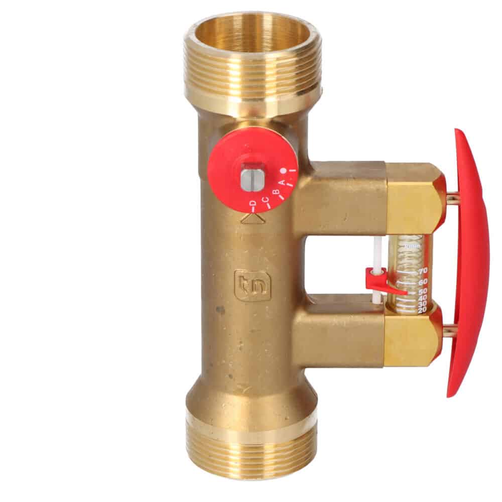 Zawór równoważąco-pomiarowy Tacosetter Bypass 100 DN32, 20-70 L/min, GZ1 1/2 cala xGZ1 1/2 cala, TB100C, Pb10Bar - obrazek 2