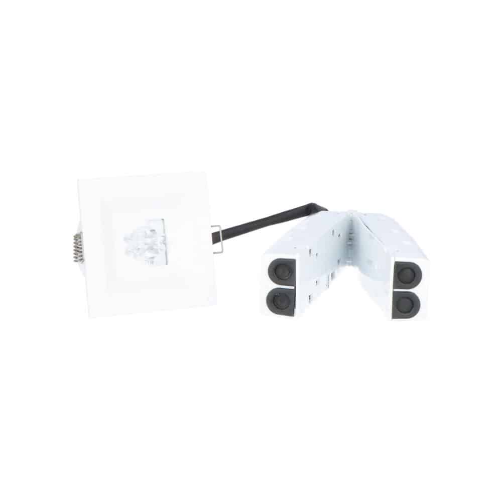 Oprawa awaryjna LED, LOVATO P ECO 3W 6000K 1h, jednozadaniowa, optyka korytarzowa, biała