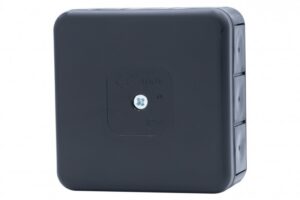 Puszka hermetyczna H55-S 85x85x37 IP55 12-wylotowa czarna ONNLINE