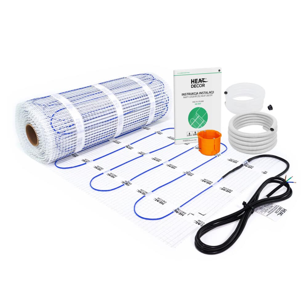 Zestaw maty grzewczej HD-mat 150 W/m2, szerokość50 cm - bez termostatu - 12 m2