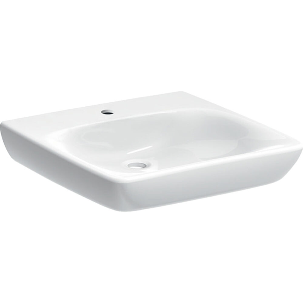 Selnova Comfort Umywalka, B55cm, H15cm, T55cm, bez przelewu, z otworem na baterię