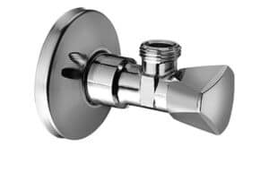 Zawór kątowy Sanland 1/2"x3/8" chrom bez nakrętki