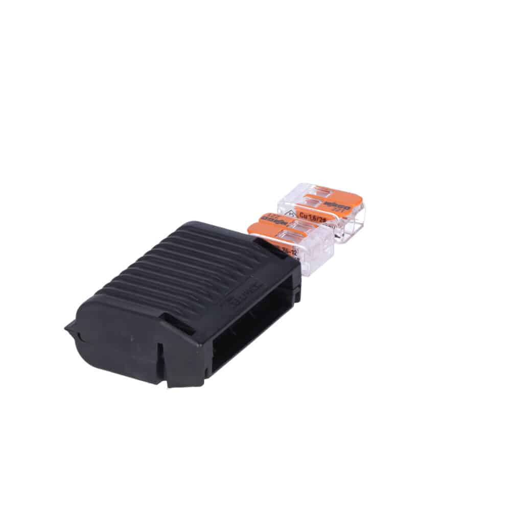 Puszka żelowa EASY-PROTECT 222 ze złączkami WAGO-COMPACT 221-412