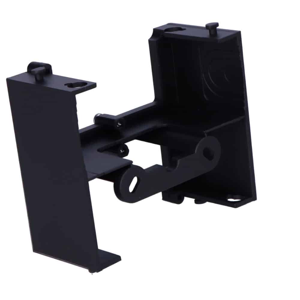 Puszka natynkowa element rozszerzający puszkę pojedynczą składaną DSC do ramek wielokrotnych. Głębokość 40 mm, czarny mat Simon54
