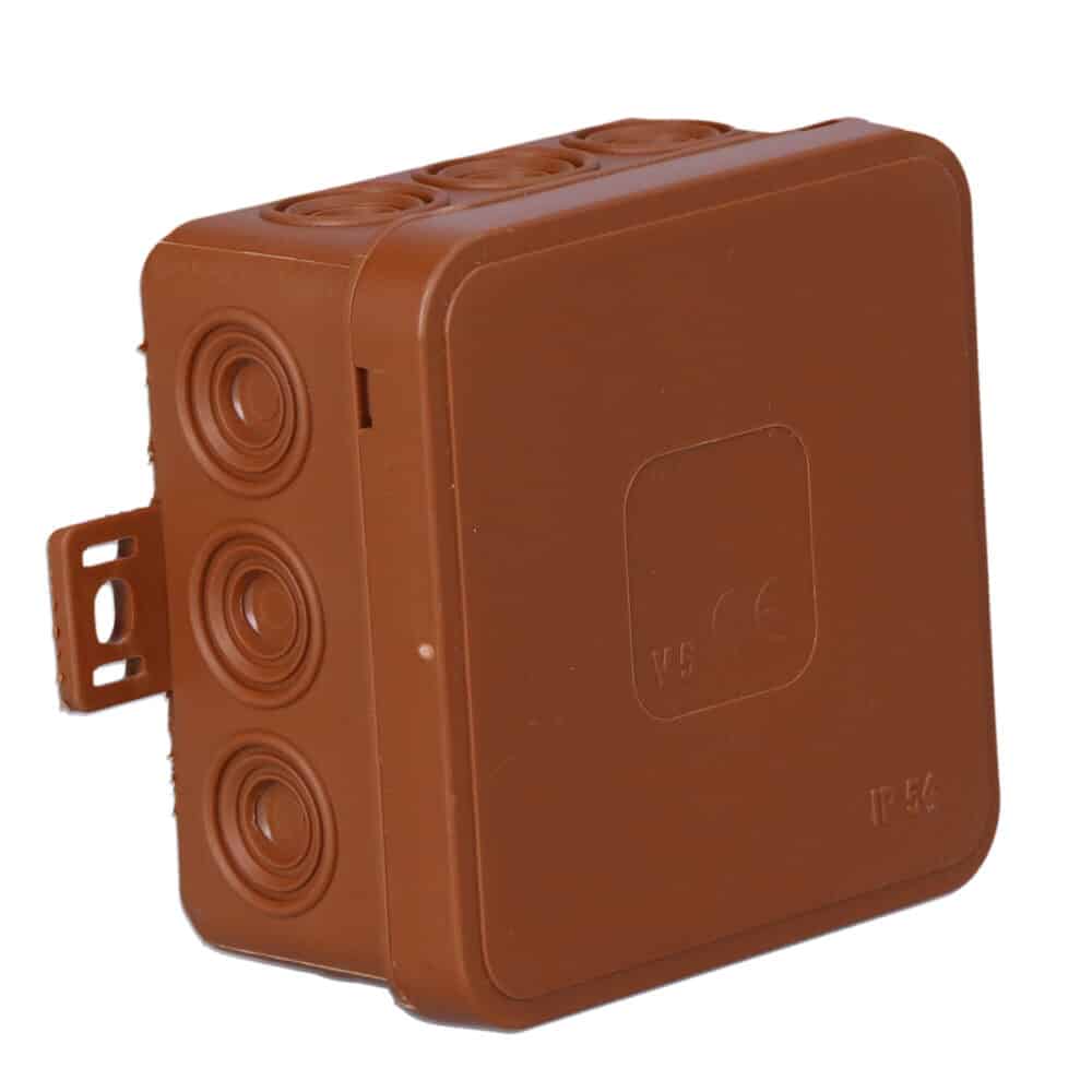 Puszka hermetyczna V5 termoutwardzalna IP54 brąz-klik 75x75x41 ONNLINE