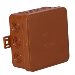Puszka hermetyczna V6 termoutwardzalna IP54 brąz-klik 85x85x41 ONNLINE