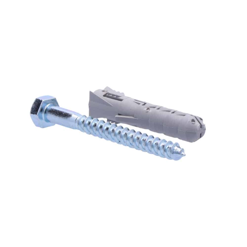 Kołek rozporowy FIX fi 12 z wkrętem z łbem sześciokątnym DIN 571 8,0x80 mm polipropylen, opk. 50 szt.