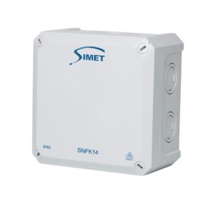 Puszka instalacyjna naścienna SNFK14, 140x140x81, IP66 szary