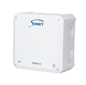 Puszka instalacyjna naścienna SNFK14, 140x140x81, IP66 biały
