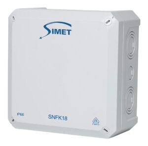 Puszka instalacyjna naścienna SNFK18, 180x180x93, IP66 szary
