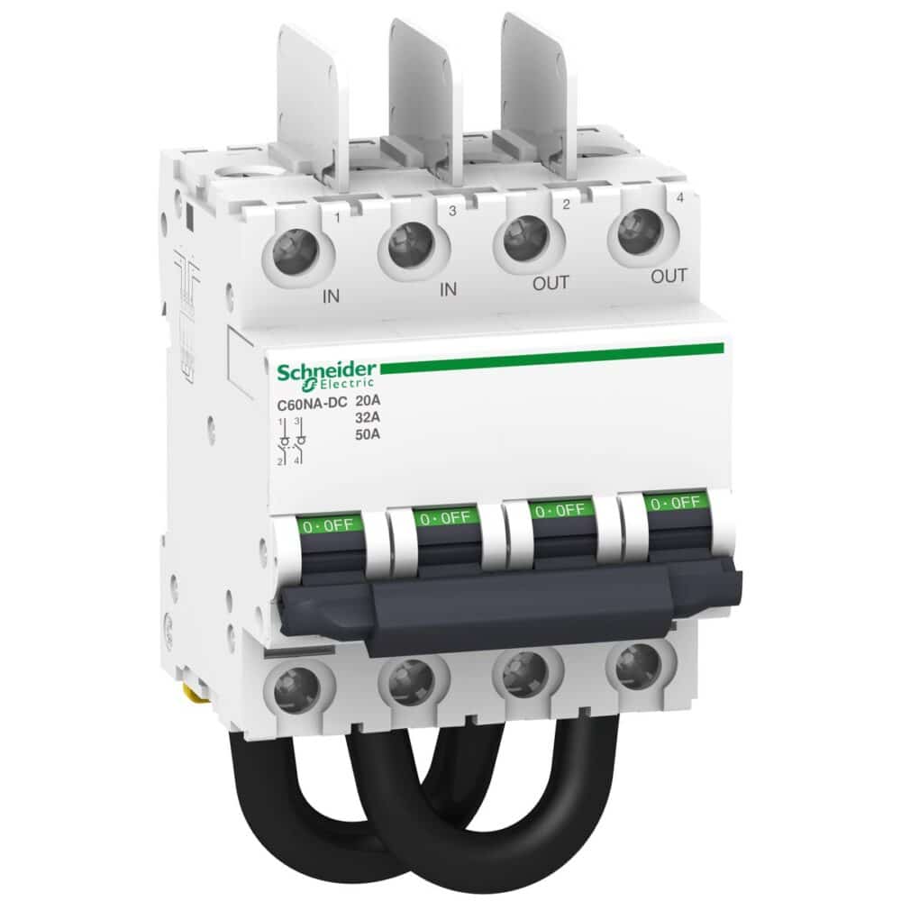 Rozłącznik DC C60NA-DC 20A-50A 2-biegunowy 1000VDC - 700VDC - obrazek 2