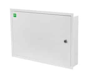 Rozdzielnica podtynkowa metalowa z zamkiem KRAFT 2x24 PE+N IP30