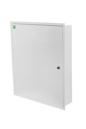 Rozdzielnica podtynkowa metalowa z zamkiem KRAFT 4x24 PE+N IP30