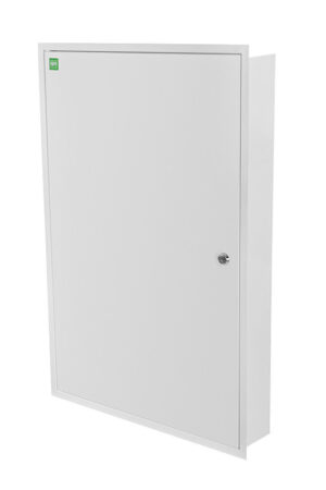 Rozdzielnica podtynkowa metalowa z zamkiem KRAFT 5x24 PE+N IP30