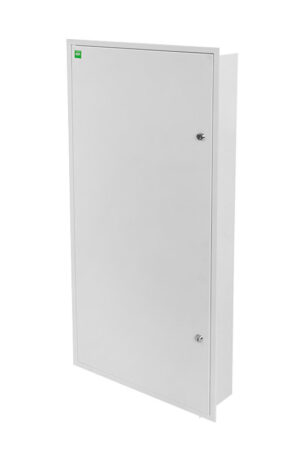 Rozdzielnica podtynkowa metalowa z zamkiem KRAFT 7x24 PE+N IP30