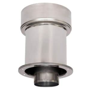 Adapter kominowy powietrzno-spalinowy DN 60/100 do kotłów kondensacyjnych FERROLI