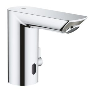Bateria umywalkowa elektroniczna Grohe Bau Cosmopolitan E, na podczerwień 1 / 2 z mieszaczem i regulowanym ogranicznikiem temperatury, 6V