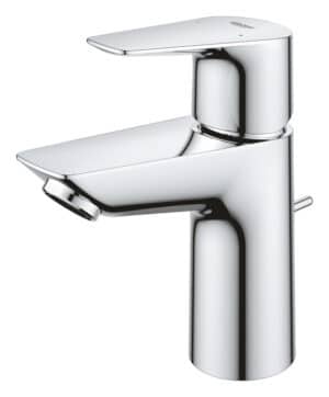 Bateria umywalkowa Grohe BauEdge, DN 15, rozmiar S, z zestawem odpływowym, przepływ 5,7 l/min