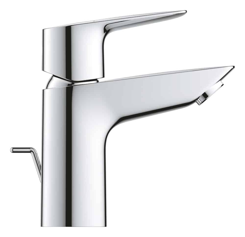 Bateria umywalkowa Grohe BauEdge, DN 15, rozmiar S, z zestawem odpływowym, przepływ 5,7 l/min - obrazek 2