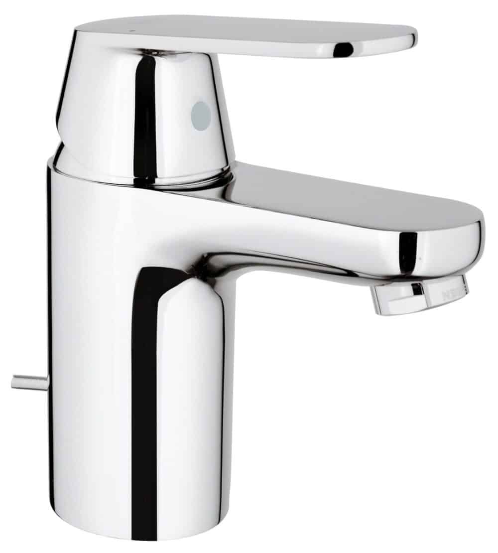 Bateria umywalkowa Eurosmart Cosmopolitan Rozmiar S, chrom, głowica ceramiczna 35 mm, ogranicznik przepływu 5,7 l/min, zestaw odpływowy z drążkiem