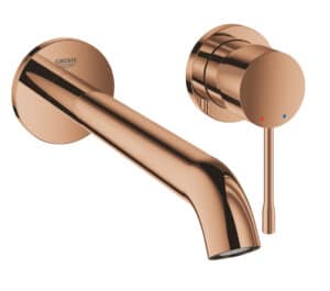 Bateria umywalkowa Grohe Essence 2-otworowa jednouchwytowa rozmiar L, warm sunset, ogranicznik przepływu 5,7 l/min., regulowany perlator, wylewka 230