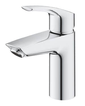 Bateria umywalkowa Grohe Eurosmart jednouchwytowa, rozmiar S, chrom, ogranicznik przepływu 5,7 l/min., głowica Ceramiczna oszczędnościowa 28 mm,