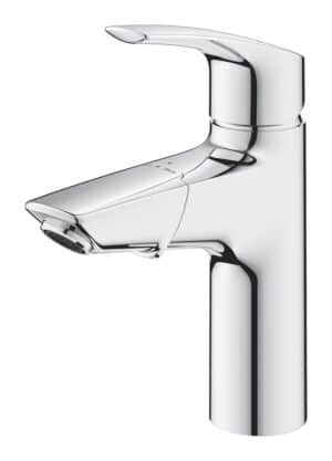 Bateria umywalkowa Grohe Eurosmart jednouchwytowa, rozmiar M, chrom, ogranicznik przepływu 5,7 l/min., głowica Ceramiczna 28 mm, korek push-open,