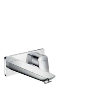 Bateria umywalkowa Hansgrohe Logis jednouchwytowa montaż ścienny podtynkowy, wylewka 19,5 cm, element zewnętrzny 71220000