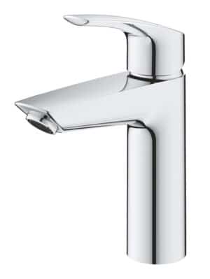 Bateria umywalkowa Grohe Eurosmart jednouchwytowa, rozmiar M, chrom, ogranicznik przepływu 5,7 l/min., głowica Ceramiczna 28 mm, bez zestawu