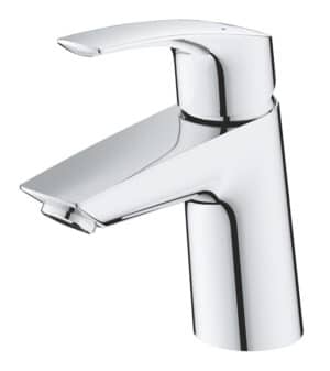Bateria umywalkowa Grohe Eurosmart jednouchwytowa, rozmiar S, chrom, ogranicznik przepływu 5,7 l/min., głowica Ceramiczna 28 mm, korek push-open,