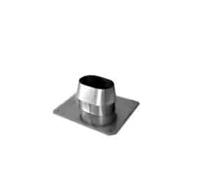Płyta dachowa z kołnierzem 120x200 0,5mm do kotłów na pellet