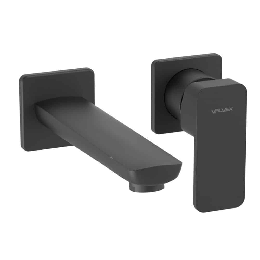 LOFT BLACK Bateria umywalkowa podtynkowa z wylewką