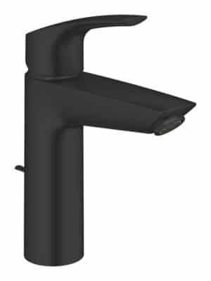 Bateria umywalkowa Eurosmart Rozmiar M, montaż jednootworowy, metalowa dźwignia, SilkMove głowica ceramiczna 28 mm, Long-Life trwała powłoka,