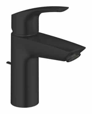 Bateria umywalkowa Eurosmart, Rozmiar S, montaż jednootworowy, metalowa dźwignia, SilkMove głowica ceramiczna 28 mm, regulowany ogranicznik