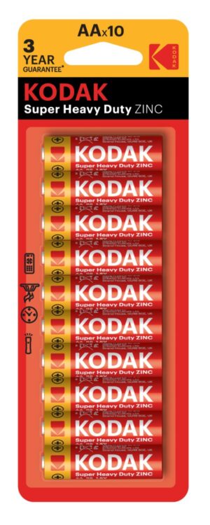 Bateria Kodak ZINC super heavy duty (2xA) AA (10 pack) 10szt