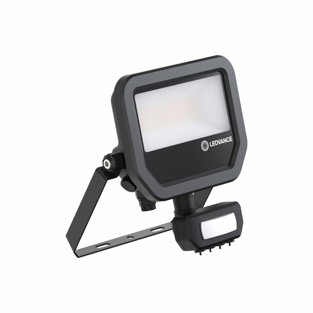 Naświetlacz Floodlight 20 SN P 17W 2K4LM 830 PSSY100 BK Naświetlacz z elastycznym czujnikiem ruchu i światła dziennego, do 2400 lm