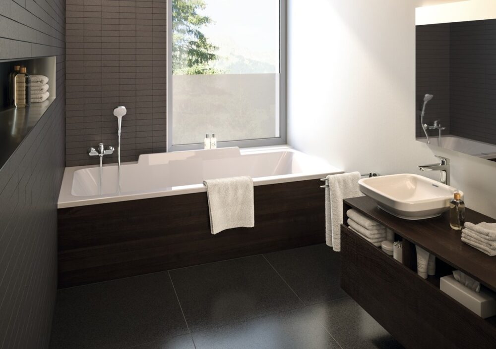 Bateria umywalkowa Hansgrohe Logis 100 jednouchwytowa z kompletem odpływowym 71100000 - obrazek 5