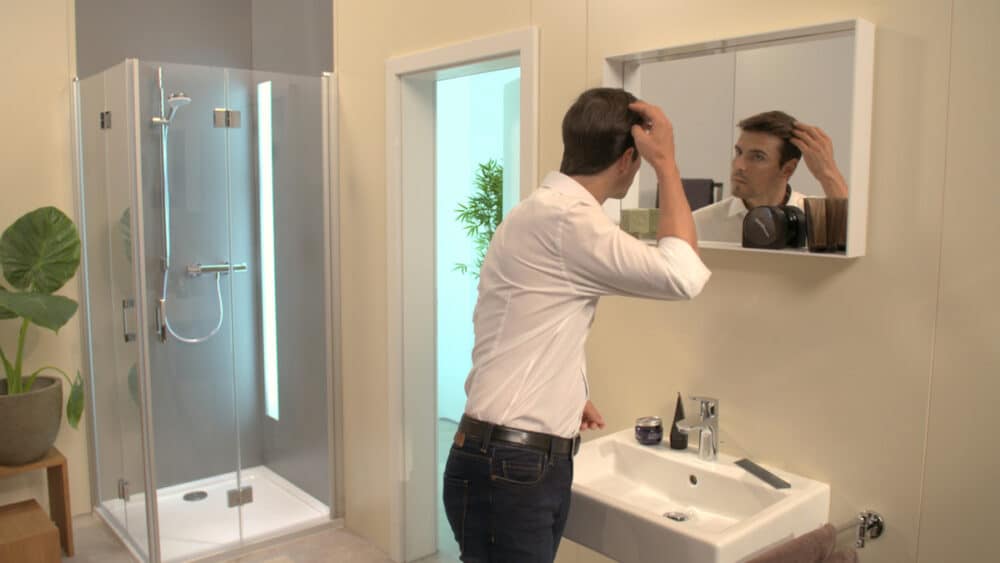 Bateria umywalkowa Hansgrohe 100 Focus, jednouchwytowa, DN15 chrom 31607000 - obrazek 3